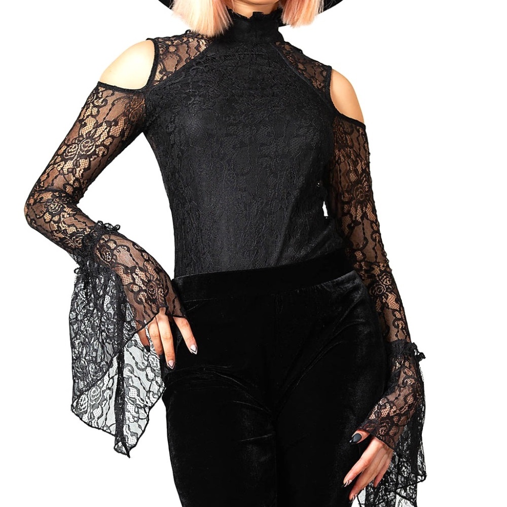 Enigma Lace Top - Killstar